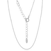 Wholesale Sparkling Faceted Bead Sterling Silver Chain Necklace