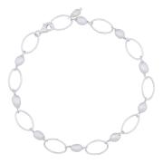 Wholesale Luminous Pearl Oval Chain Bracelet
