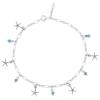 Radiant Howlite Figaro Starfish Bracelet
