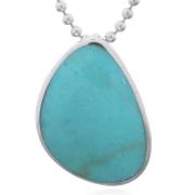 Wholesale 925 Silver Round Corner Triangle Green Stone Pendant