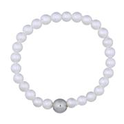 Wholesale Elegant Shell Pearl Elastic Rings