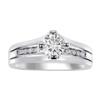 Solitaire Diamond Rings With Side Stones wholesale