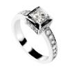 Sidestones Setting Solitaire Diamond Rings wholesale