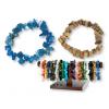 48 Semi Precious Bracelets With Stand