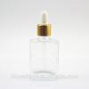 Looking To Buy Clear Glass Rectangle Pipette Bottle With White Cap