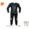 Motorbike Leather Suit In Cowhide Leather With Ce Armours
