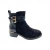 Croc Skin Back Ankle Boots