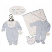 Wholesale Premature Baby Boys 3 Pieces Set - Hello World 