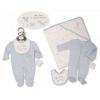 Premature Baby Boys 3 Pieces Set - Hello World  clothing wholesale