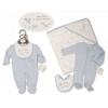 Premature Baby Boys 3 Pieces Set - Hello World  wholesale apparel
