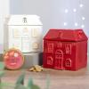 Red Ceramic House Oil Burner wholesale candles