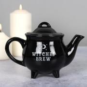 Wholesale Witches Brew Black Ceramic Tea Pot