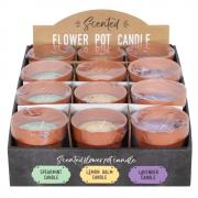 Wholesale Fragranced Flower Pot Candle