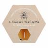 Set Of 4 Beeswax Tealights wholesale gifts