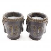 Wholesale 16cm Cement Buddha Candle