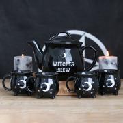 Wholesale Witches Brew Ceramic Cauldron Tea Set