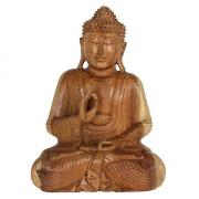 Wholesale Light Wood Sitting Buddha Ornament