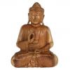 Light Wood Sitting Buddha Ornament carvings wholesale