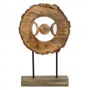 Wholesale Wooden Triple Moon Ornament