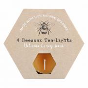 Wholesale Set Of 4 Beeswax Tealights
