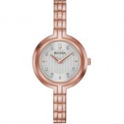 Wholesale Bulova Quartz Diamond Accent Rose-Gold Tone Watch