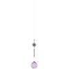 Purple Hanging Lotus Crystal wholesale crystal giftware