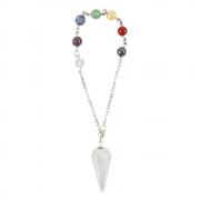 Wholesale Clear Quartz Chakra Pendulum Bracelet
