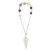 Clear Quartz Chakra Pendulum Bracelet gifts wholesale