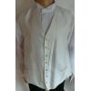 One Off Joblot Of 9 Boys Ivory Diamond-Pattern Waistcoats Mixed Sizes