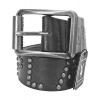 Joblot Of 10 Playboy Studded Silver Buckle Belts Black Unisex PM0108-BLK wholesale fashion accessories