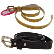 Wholesale Wholesale Joblot Of 30 Voodoo Dolls Thin Sequin Belts Black & Gold
