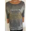 Wholesale Joblot Of 10 Avon Womens Zig Zag Sequin T-Shirt Size 10/12