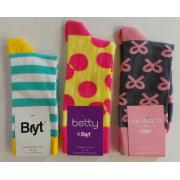 Wholesale Wholesale Joblot Of 50 Bryt Combed Cotton Socks 3 Styles Women & Men