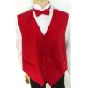 Wholesale Joblot Of 10 Mens Red Fine Stripe Waistcoats With Accessories