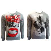 Wholesale Wholesale Joblot Of 100 Mens Gio-Goi Long Sleeve Grey Tops 2 Styles Sizes S-XL