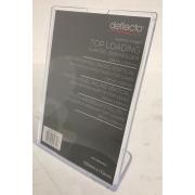 Wholesale Wholesale Joblot Of 100 Deflecto Top Loading Slanted Sign Holder 10.2 X 15.2cm