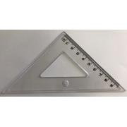 Wholesale One Off Joblot Of 215 Premier Supplies 45 Degree Set Square Clear (Pack Of 12)