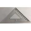 One Off Joblot Of 215 Premier Supplies 45 Degree Set Square Clear (Pack Of 12)