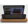 Wholesale Joblot Of 36 Spaceworx Business Card Holder Black With Wood Base wholesale