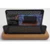 Wholesale Joblot Of 36 Spaceworx Business Card Holder Black With Wood Base wholesale business supplies