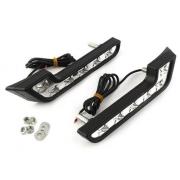 Wholesale Wholesale Joblot Of 10 2X 6LED White Car Lamp 12V Daytime Running Lights