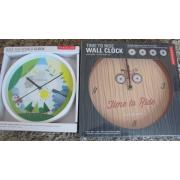 Wholesale 405 X Kikkerland Novelty Clocks. 3 Different Designs RRP Â£10,458