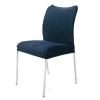One Off Joblot Of 27 Packs Of 8 Velvet Dining Chair Seat Covers Blue & Navy