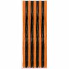 Wholesale Joblot Of 10 Amscan Orange/Black Plastic Door Curtain 8ft X 2.44m