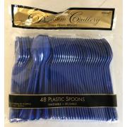 Wholesale Wholesale Joblot Of 20 Amscan Heavy Weight Reusable Plastic Spoons (Pack Of 48)