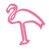 Wholesale Joblot Of 50 Amscan Flamingo Cookie Cutter 11.7cm X 9.4cm