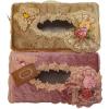 Wholesale Joblot Of 10 Madame Posh 'Serafina' Velvet Tissue Boxes Beige & Pink wholesale fancy goods