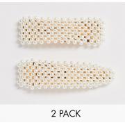 Wholesale Wholesale Joblot Of 30 DesignB London Faux Pearl Hair Clip Set 2 Pack