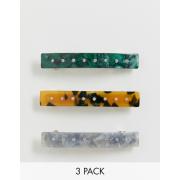 Wholesale Wholesale Joblot Of 30 DesignB London Multi Resin Hair Clips Pack Of 3
