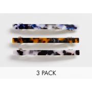 Wholesale Wholesale Joblot Of 30 DesignB London Mixed Resin Hair Clips Pack Of 3